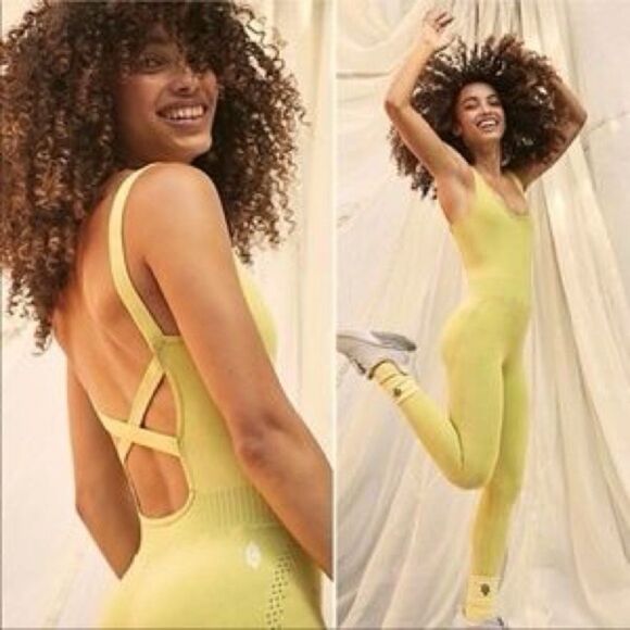 New Free People Good Karma Onesie/ size M - Picture 3 of 8